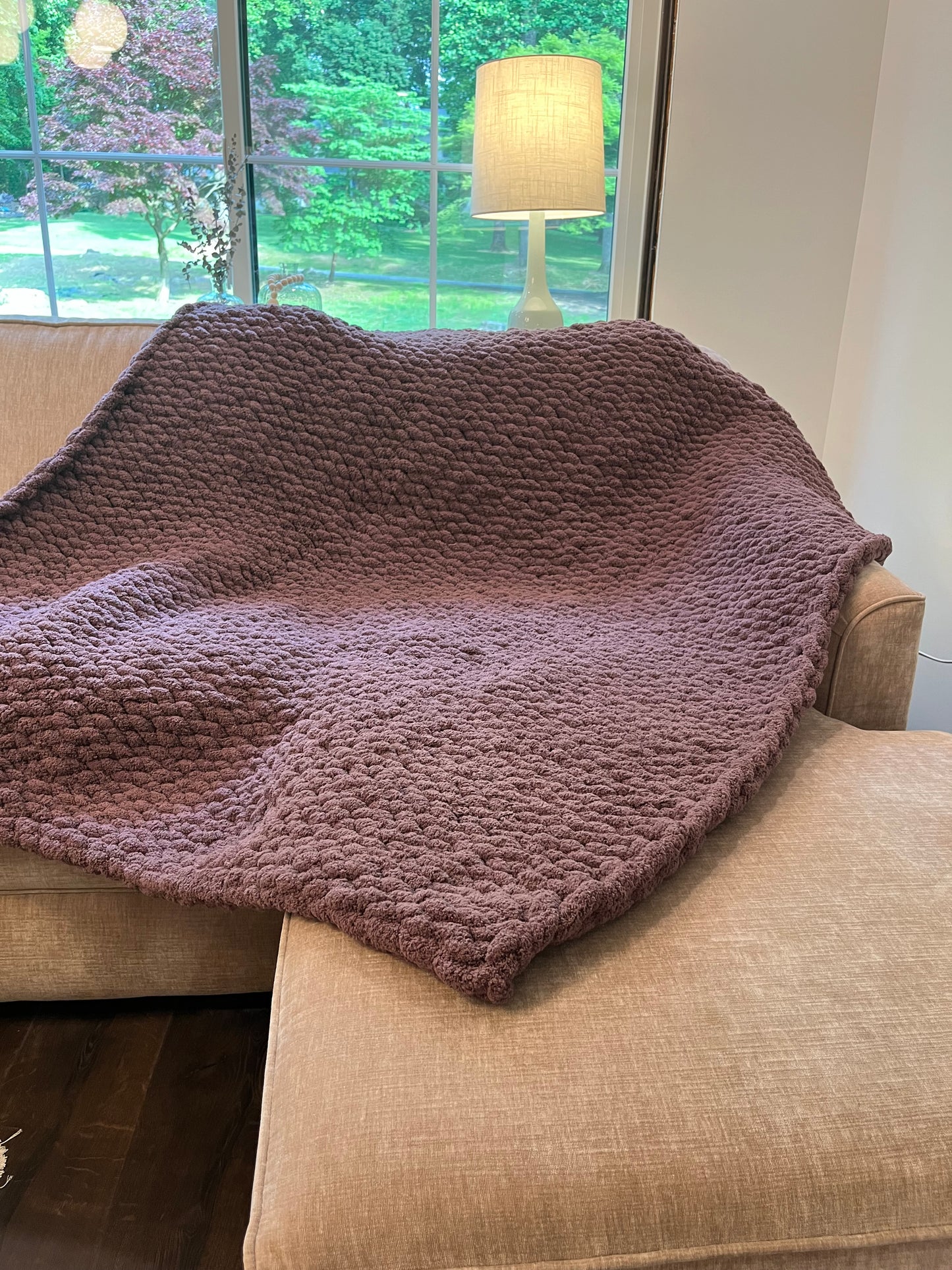 Medium Blanket - Dark Purple