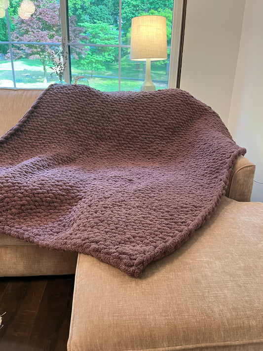 Medium Blanket - Dark Purple