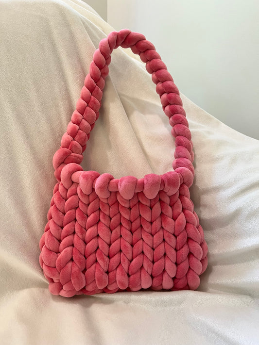 Velvet Purse - Pink