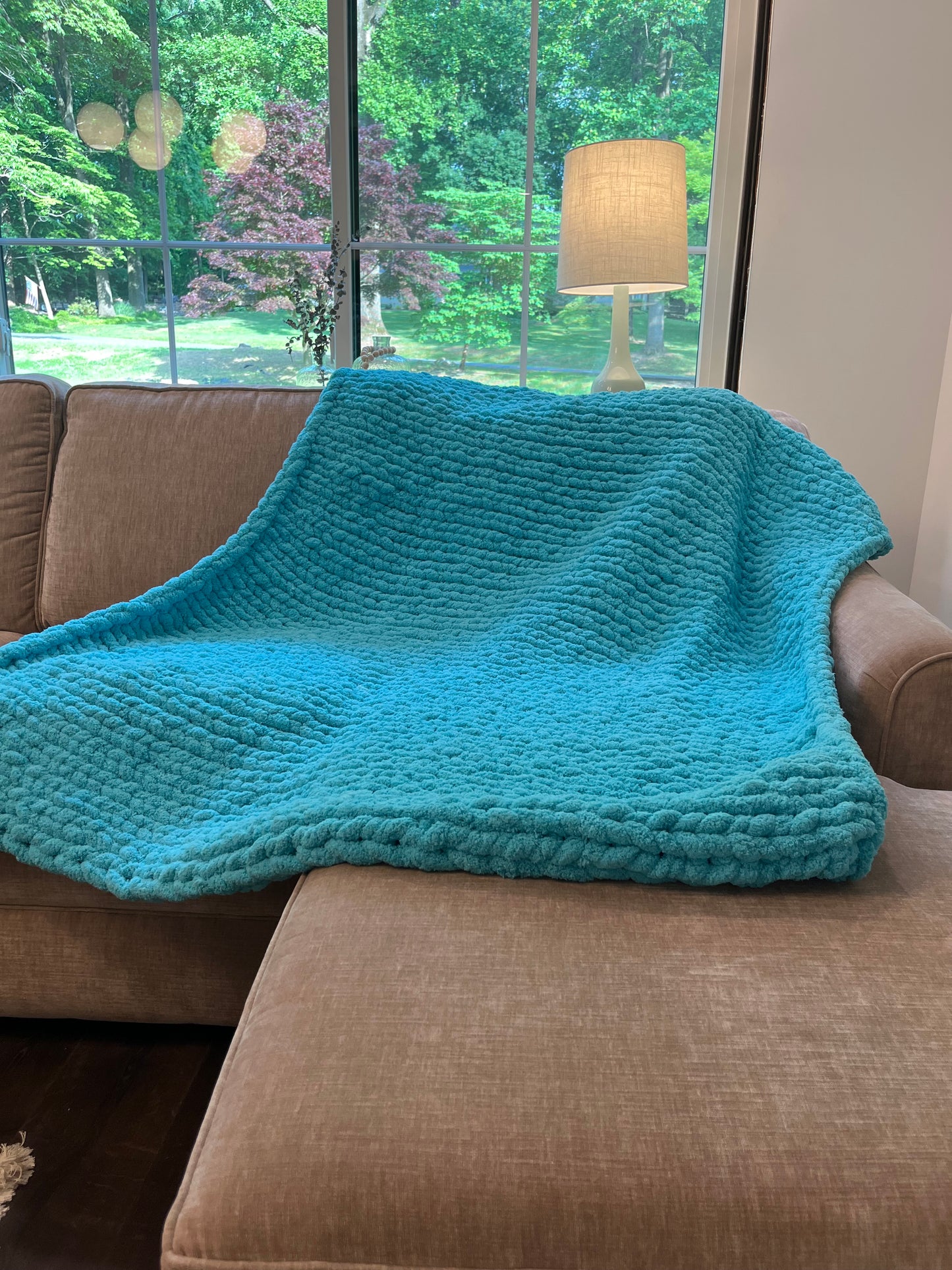 Medium Blanket - Bright Blue