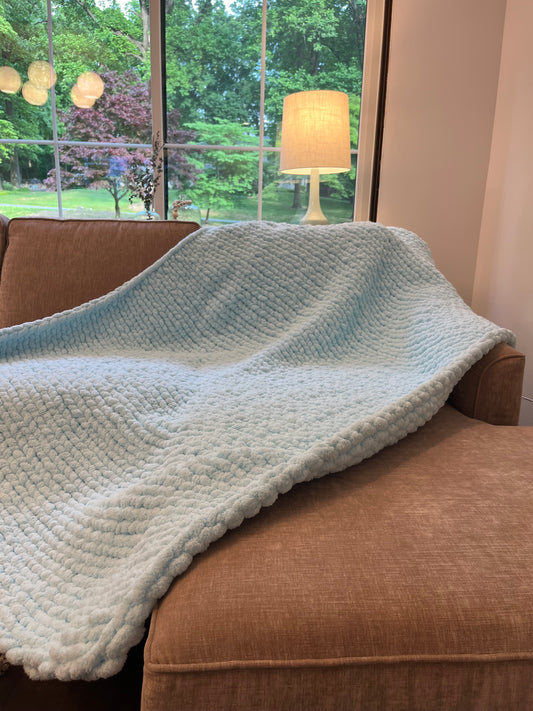 Large Blanket - Light Blue