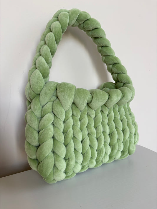Velvet Purse - Green