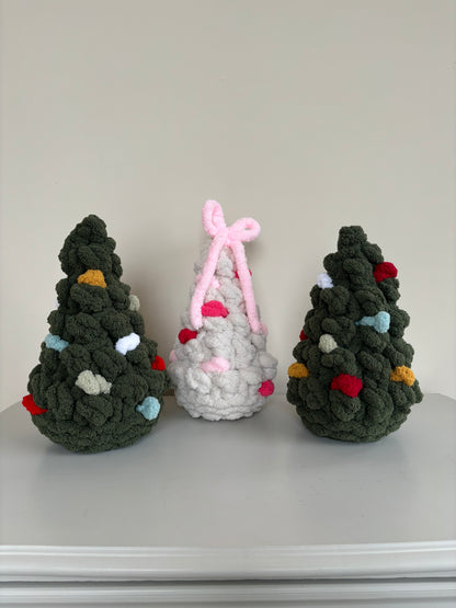 Chunky Knit Holiday Trees