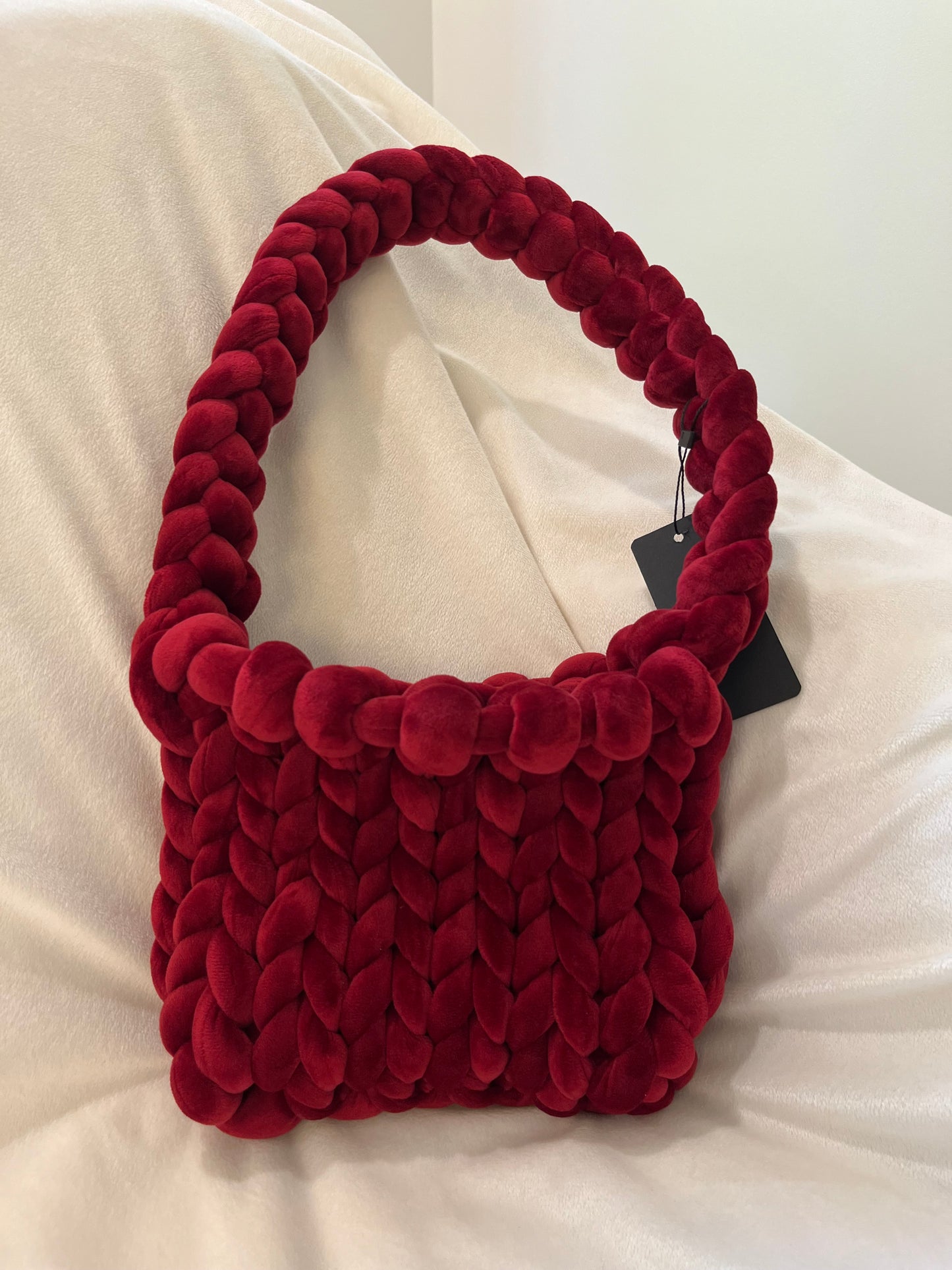 Velvet Purse - Red